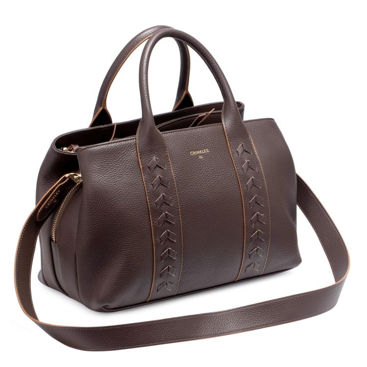 CRINKELS Handtas BRUIN Dames (84219 - ) - Schoenen Slaets