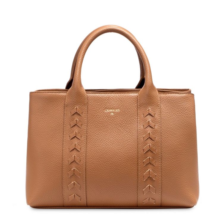 CRINKELS Handtas COGNAC CRINKELS Handtas COGNAC