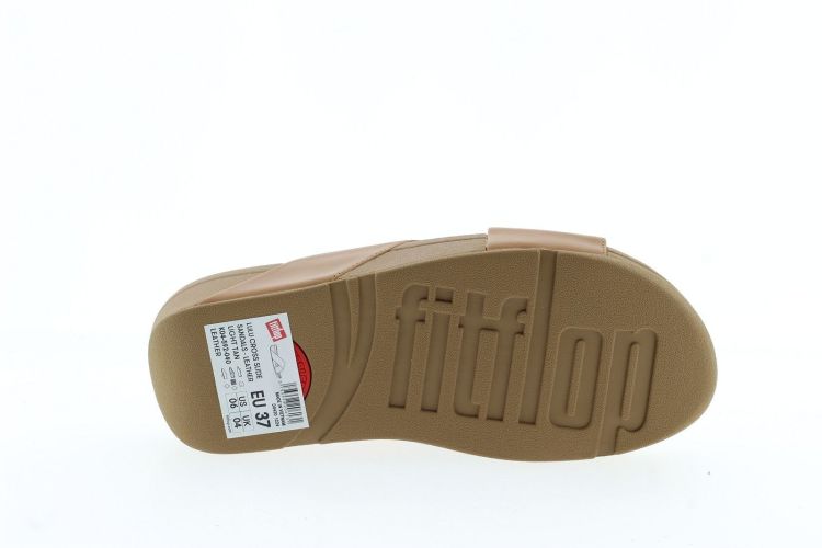 FIT FLOP Aansteker COGNAC Dames (LULU CROSS SLIDE SANDAL - ) - Schoenen Slaets