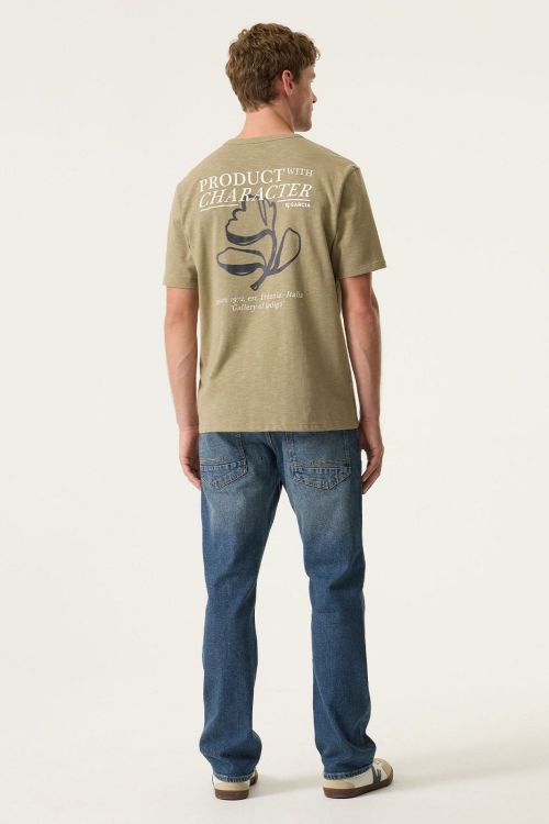 GARCIA Tshirt GROEN Heren (O261001 - ) - Schoenen Slaets