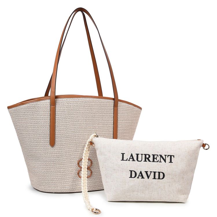LAURENT DAVID Handtas Beige Dames (CEL-950  - ) - Schoenen Slaets