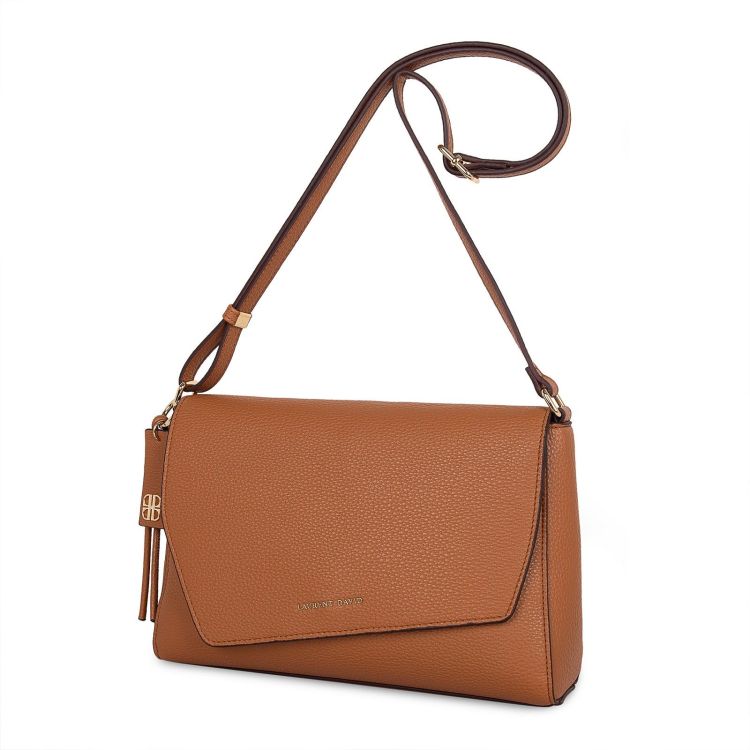 LAURENT DAVID Handtas COGNAC Dames (EST-003 - ) - Schoenen Slaets
