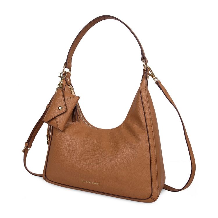 LAURENT DAVID Handtas COGNAC Dames (EST-086 - ) - Schoenen Slaets