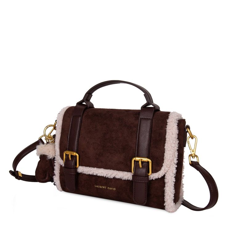 LAURENT DAVID Handtas BRUIN Dames (LIV-121 - ) - Schoenen Slaets