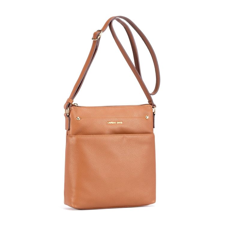 LAURENT DAVID Handtas COGNAC Dames (NOS-005 - ) - Schoenen Slaets