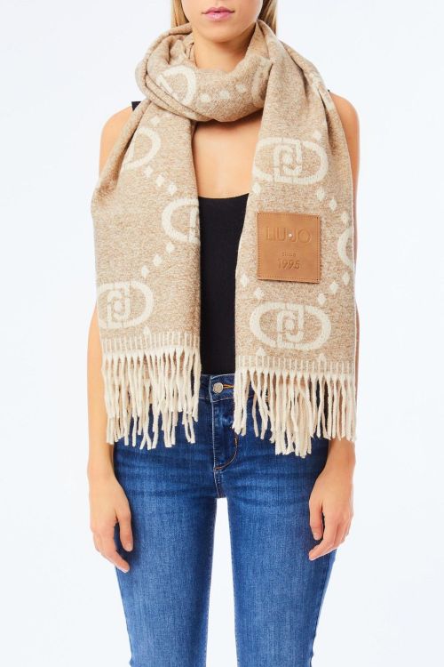 LIU JO Sjaal Beige LIU JO Sjaal Beige