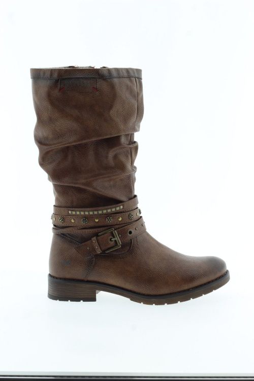 MUSTANG Half hoge laars COGNAC