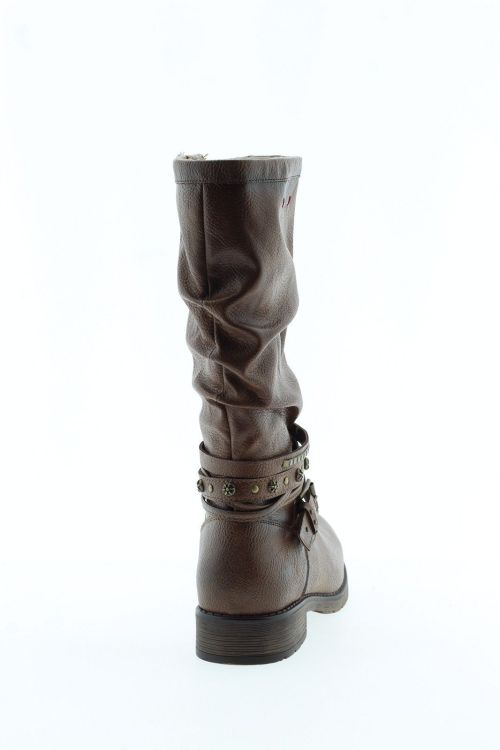 MUSTANG Half hoge laars COGNAC Dames (052003 - ) - Schoenen Slaets