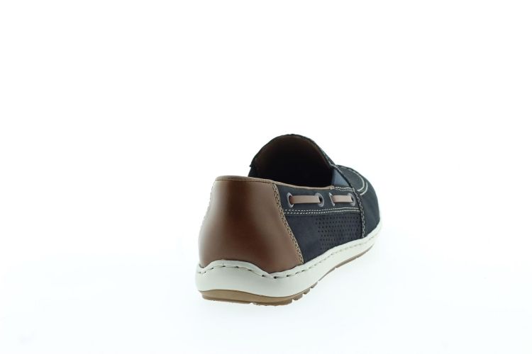 RIEKER Moccasin Blauw Heren (08866-15 - ) - Schoenen Slaets