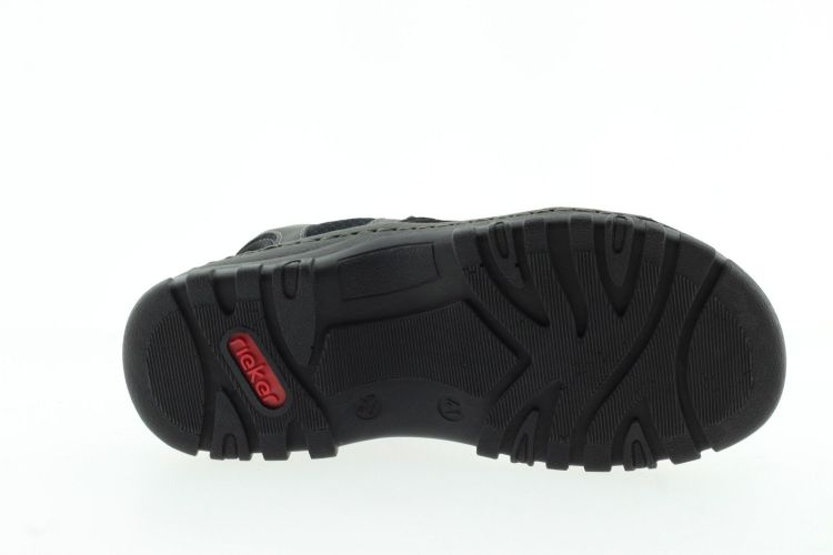 RIEKER Sandaal Zwart Heren (25055-00 - ) - Schoenen Slaets