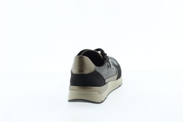 RIEKER Sneaker Zwart Dames (58902-91 - ) - Schoenen Slaets