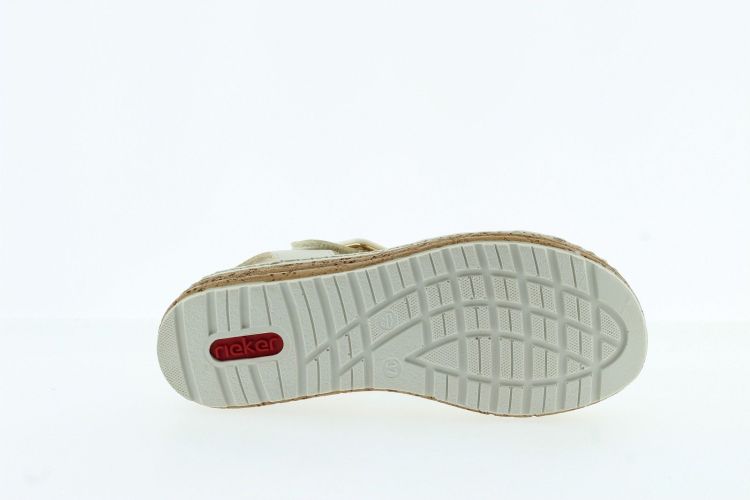 RIEKER Sandaal Beige Dames (62760-60 - ) - Schoenen Slaets