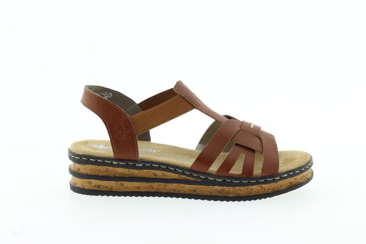 RIEKER Sandaal COGNAC