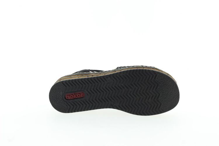 RIEKER Sandaal Zwart Dames (62941-00 - ) - Schoenen Slaets