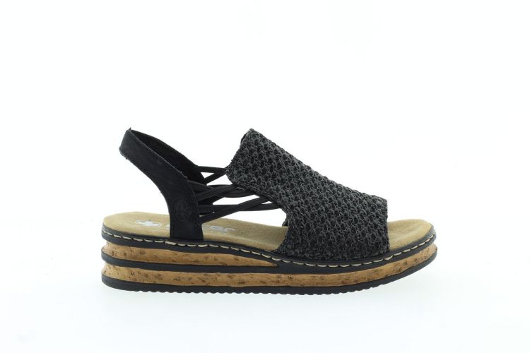 RIEKER Sandaal Zwart