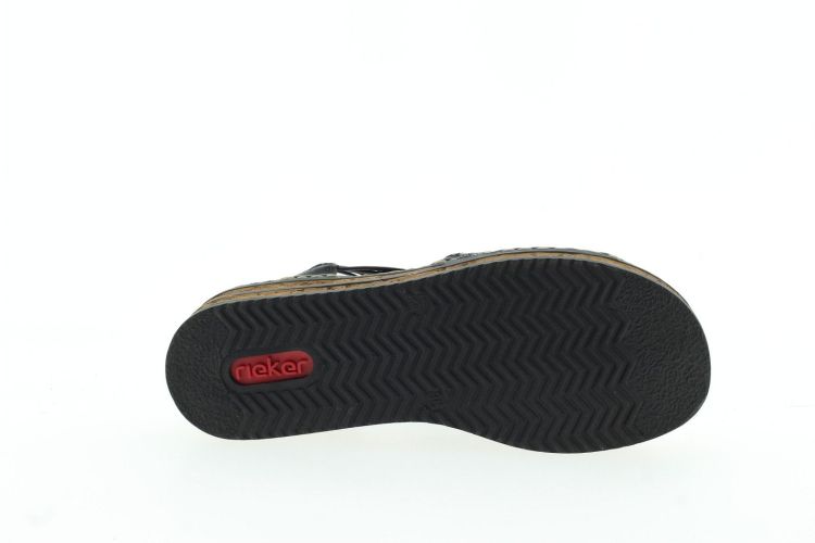 RIEKER Sandaal Zwart Dames (62941-00 - ) - Schoenen Slaets