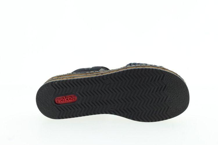 RIEKER Aansteker Blauw Dames (62943-14 - ) - Schoenen Slaets