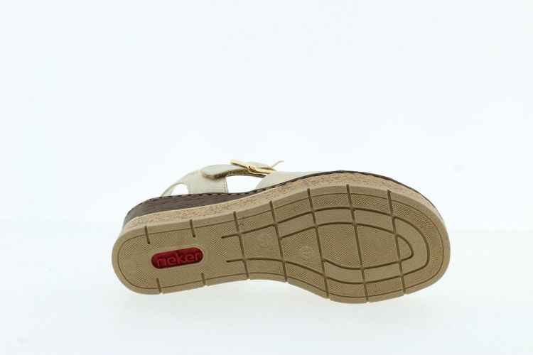 RIEKER Sandaal Beige Dames (63795-60 - ) - Schoenen Slaets