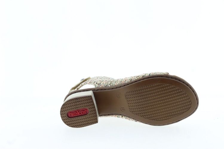 RIEKER Sandaal Beige Dames (64670-62 - ) - Schoenen Slaets