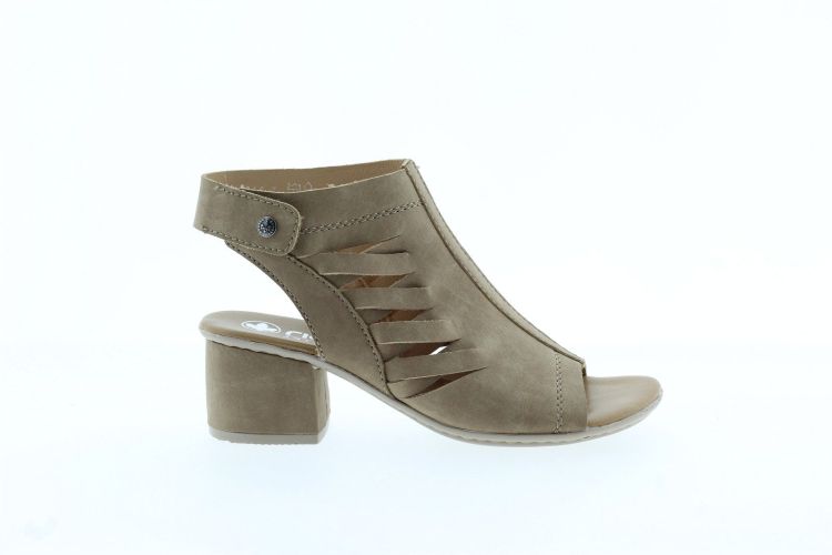 RIEKER Sandaal TAUPE