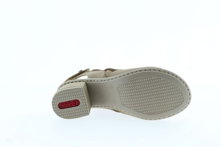 RIEKER Sandaal TAUPE Dames (64678-62 - ) - Schoenen Slaets
