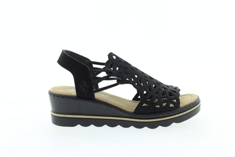 RIEKER Sandaal Zwart