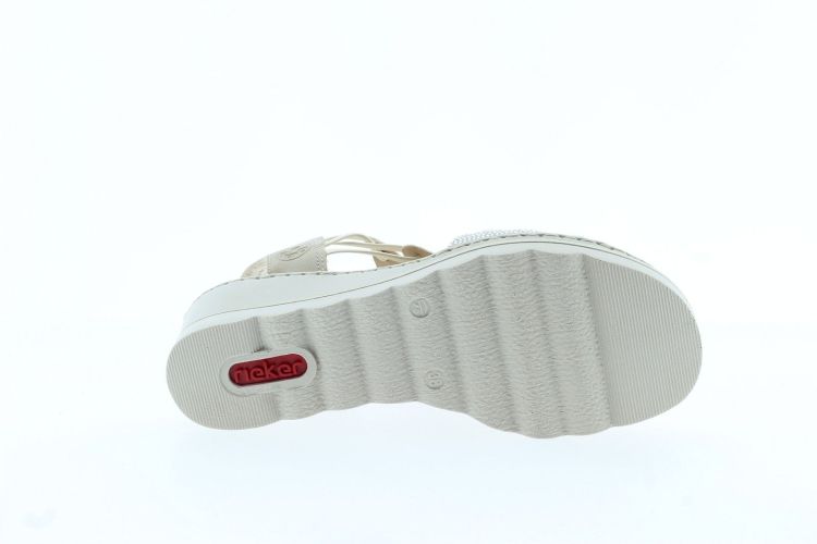RIEKER Sandaal Beige Dames (67465-62 - ) - Schoenen Slaets
