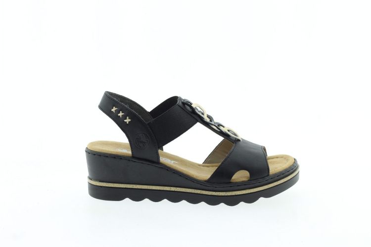 RIEKER Sandaal Zwart