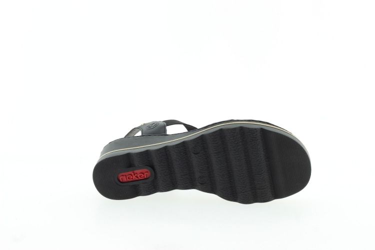 RIEKER Sandaal Zwart Dames (67498-00 - ) - Schoenen Slaets
