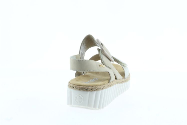 RIEKER Sandaal Beige Dames (69260-60 - ) - Schoenen Slaets