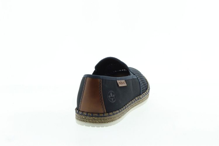 RIEKER Moccasin Blauw Heren (B5265-14 - ) - Schoenen Slaets