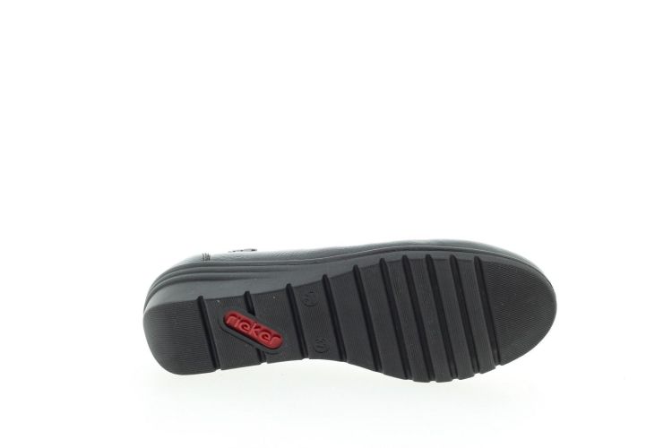 RIEKER Moccasin Zwart Dames (L5362-00 - ) - Schoenen Slaets