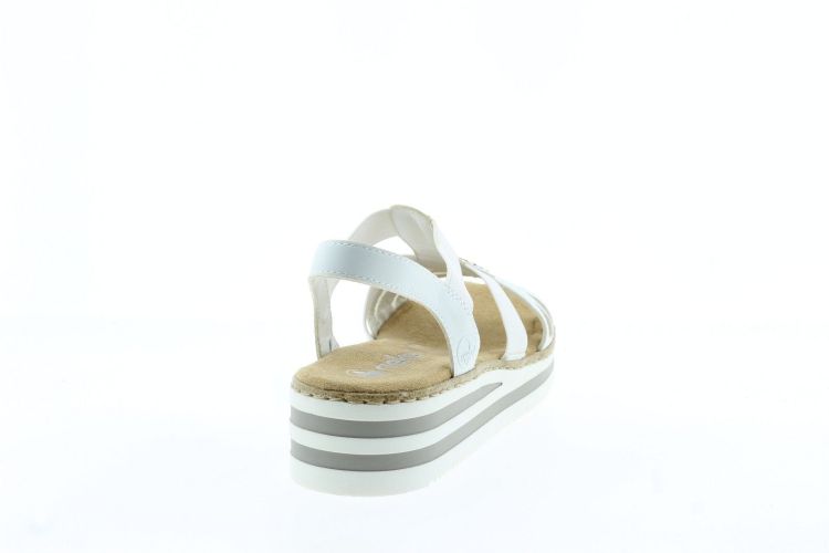 RIEKER Sandaal Wit Dames (V0240-80 - ) - Schoenen Slaets