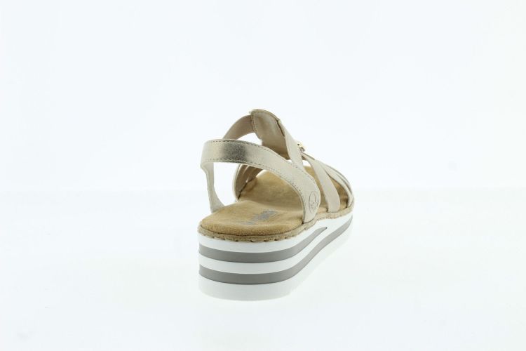 RIEKER Sandaal Beige Dames (V0245-60 - ) - Schoenen Slaets