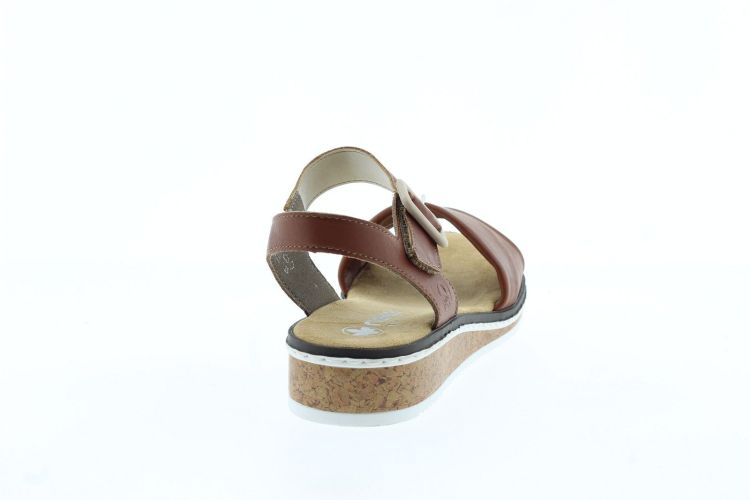 RIEKER Sandaal BRUIN Dames (V3691-22 - ) - Schoenen Slaets