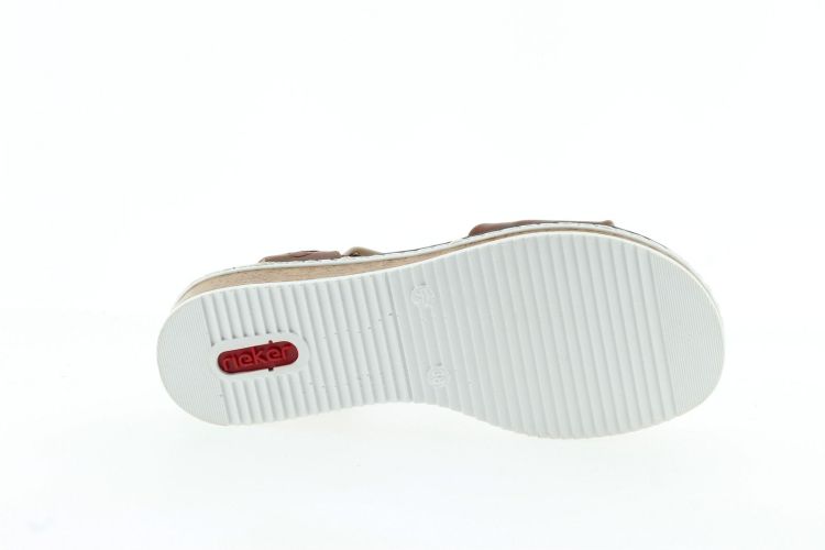 RIEKER Sandaal BRUIN Dames (V3691-22 - ) - Schoenen Slaets