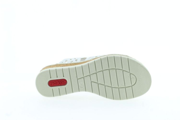 RIEKER Aansteker Wit Dames (V4189-80 - ) - Schoenen Slaets