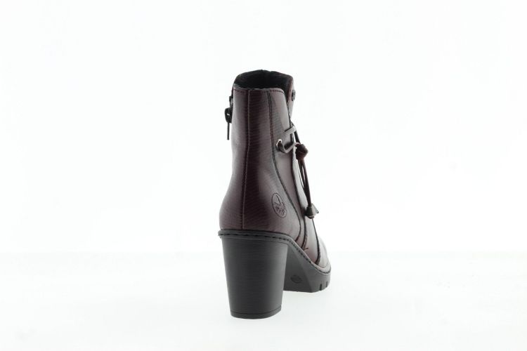 RIEKER Enkellaars BORDEAUX Dames (Y2567-35 - ) - Schoenen Slaets