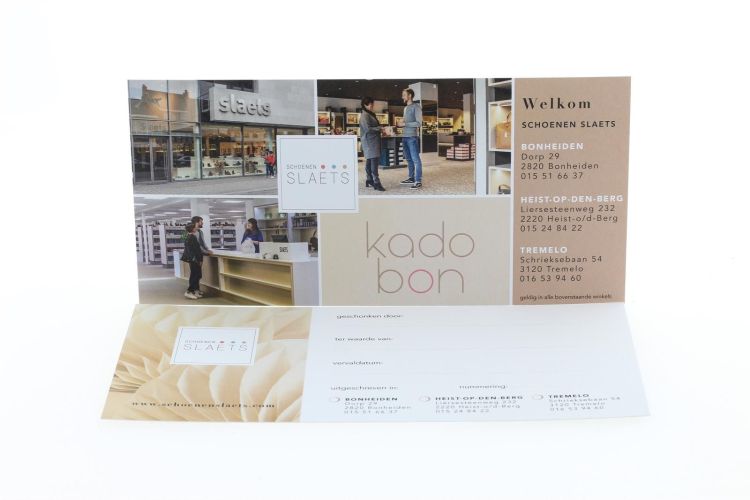 Cadeaubon Schoenen Slaets Schoen x Cadeaubon Schoenen Slaets Schoen x